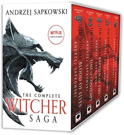 The Witcher Series by Andrzej Sapkowski 8 Book Set: Complete 8